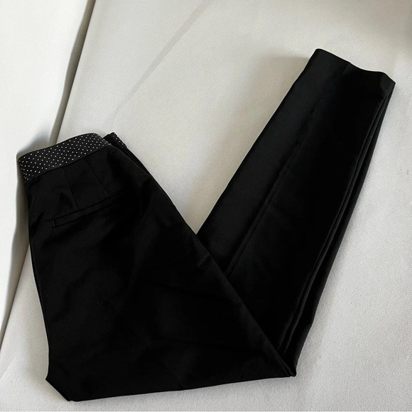 Zara Basic Collection Size Small Trouser Pants Work Business Side Pockets Black - Picture 1 of 8